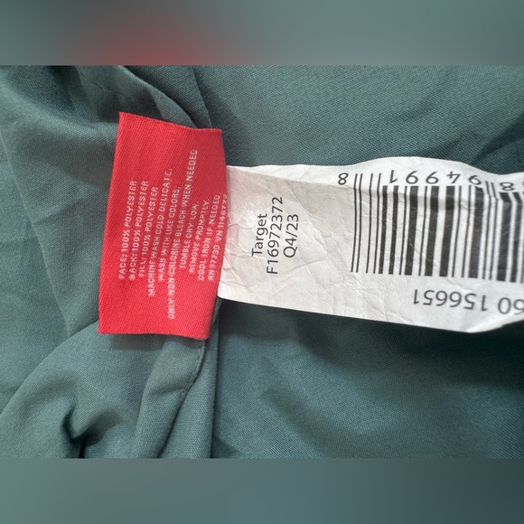 Opalhouse Green/Blue fringe pillow cover NWOT - Picture 5 of 5